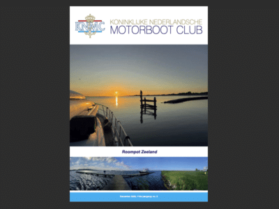 Cover van het KNMC Magazine waarin Seacruiser Yachts is uitgelicht